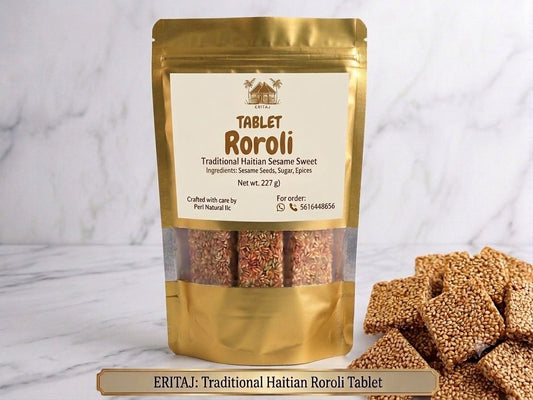 sesame brittle (Dous Roroli)